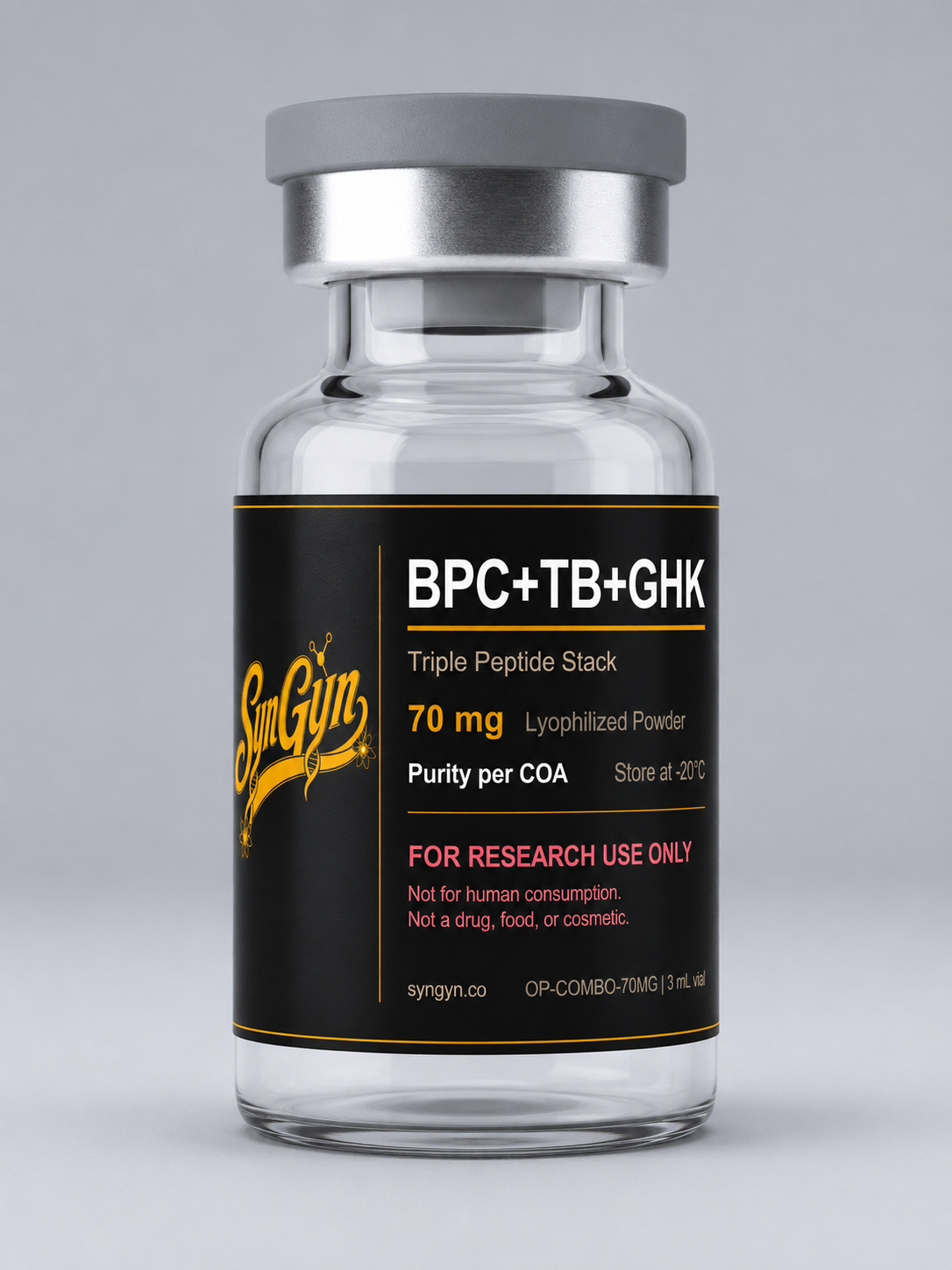 BPC + TB + GHK-CU Combo — Reference Standard 70mg